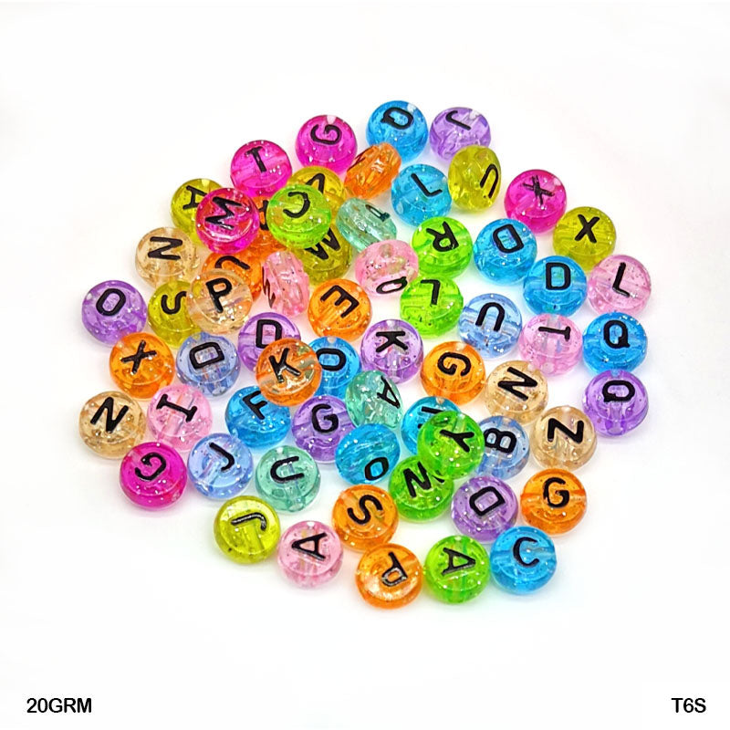 Gift To Love | Bracelet Beads Plastic | Pcs : 20 Gm | Code : T6S