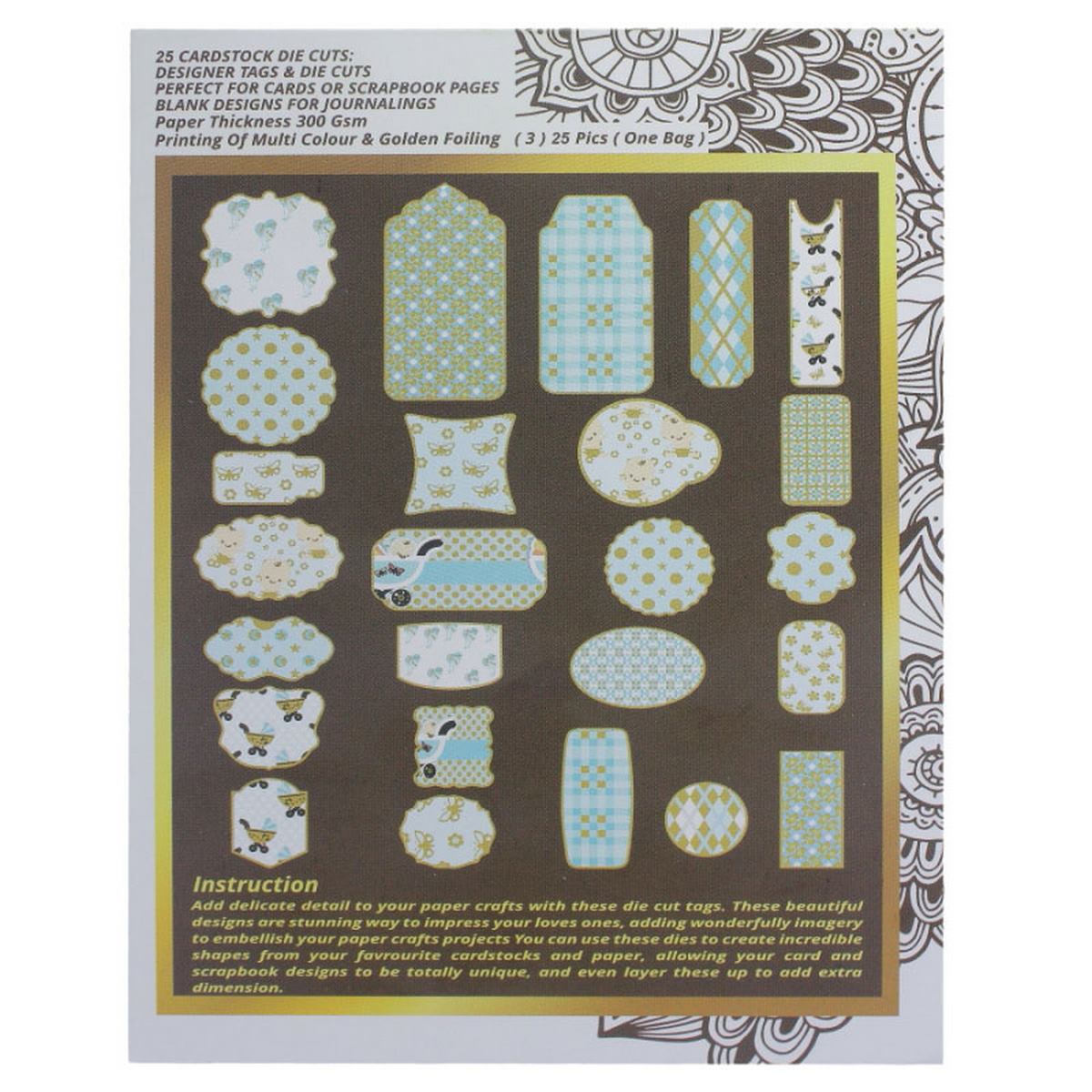 Gift To Love | Die Cut & Tags Its A Kids | Pcs : 25 Pieces | Code : TDC100