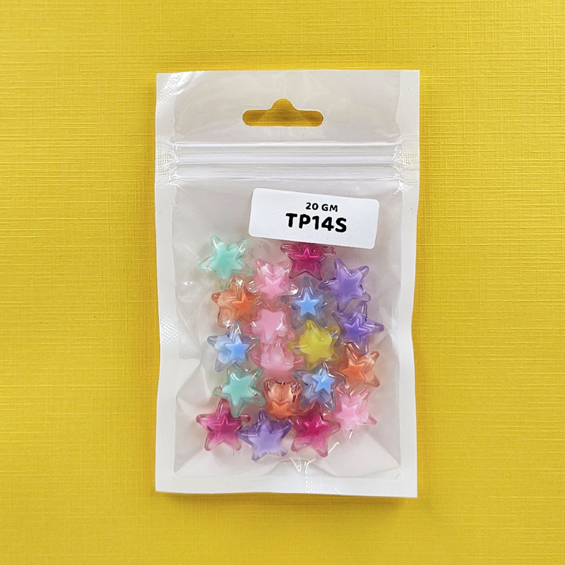 Gift To Love | Craft Beads Plastic | Pcs : 20 Gm | Code : TP14S