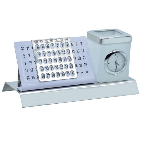 Gift To Love | Table Top Calender Pen Stand White | Code : TT535WE