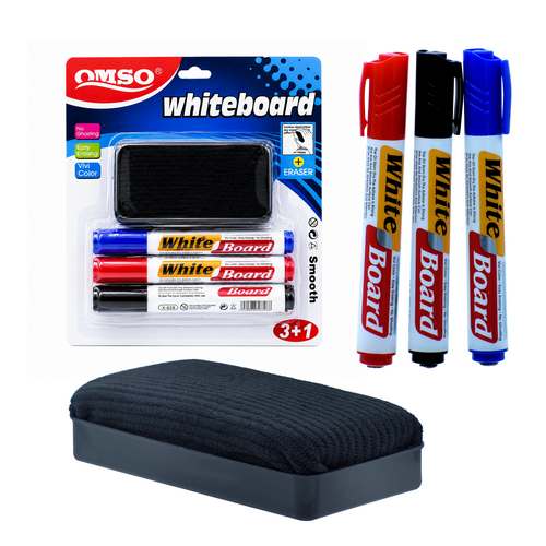 Gift To Love | White Board Duster Whith Marker 3+1 | Code : X-828-3