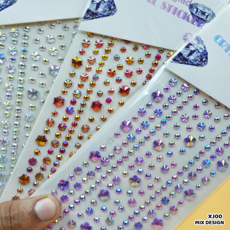 Gift To Love | Colorful Diamond Shape Sticker | Code : XJ00