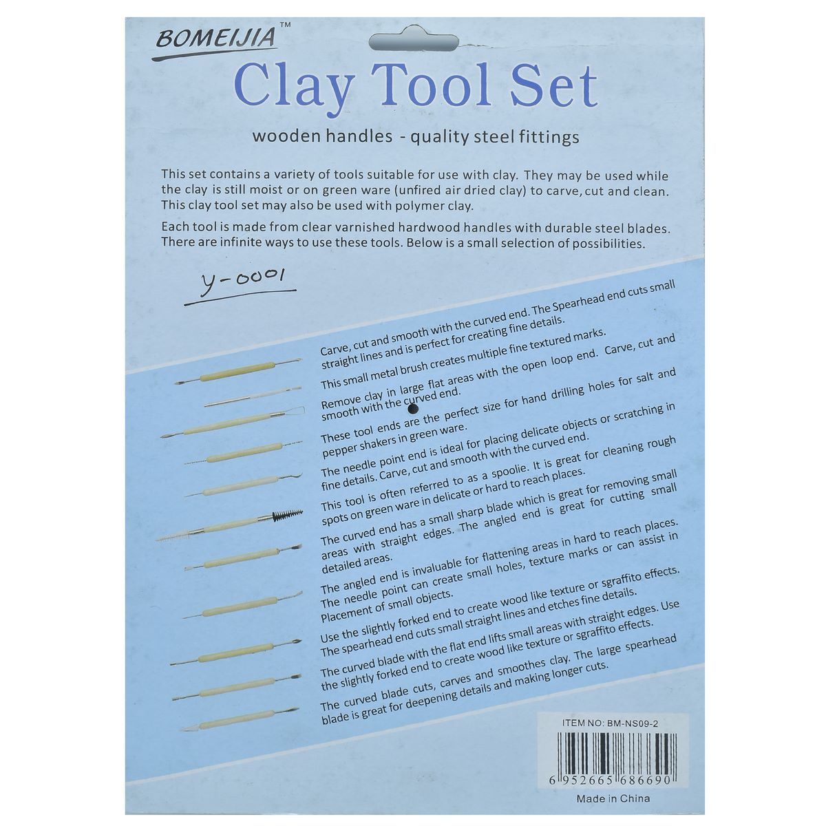 Gift To Love | Craft Clay Tool | Pcs : 11 Pcs Set | Code : Y-0001