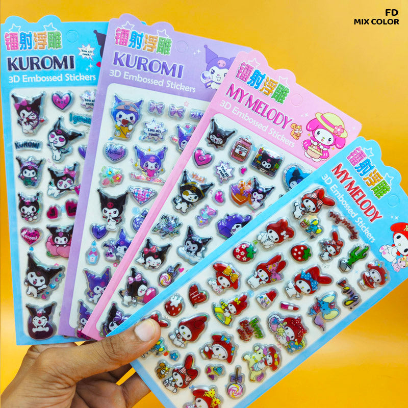 3D Embossed Stickers: Fun Craft & Gift Ideas