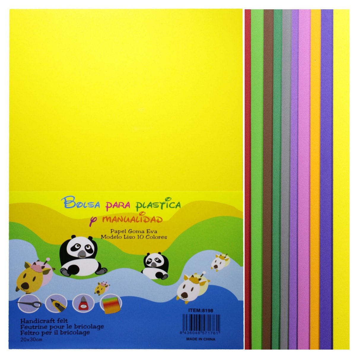 Foam Sheet Multi Colour