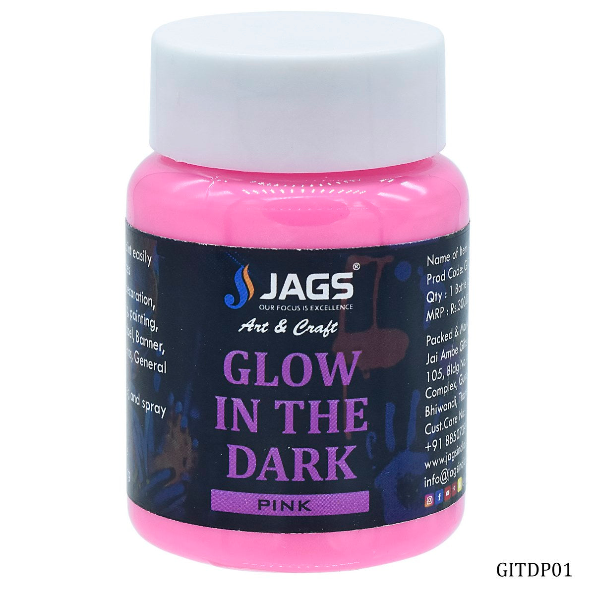 Glow in the dark paint & paste