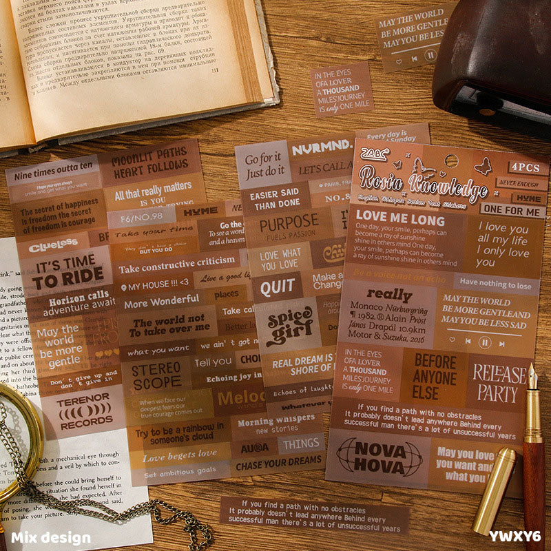 Journal Sticker Sheet