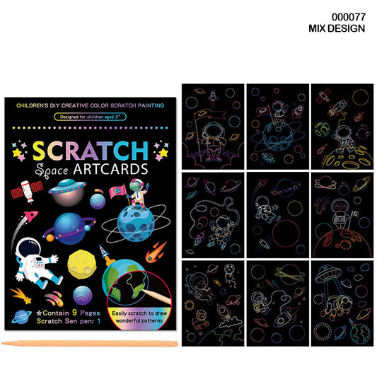 Gift To Love | Scratch Sheet | Size : A5 | Pcs : 9 Sheets | Code : 77