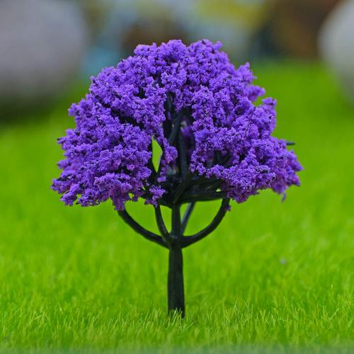 Gift To Love | Artificial Miniature Purple Colour Tree 1pcs | Code : 001-60PE