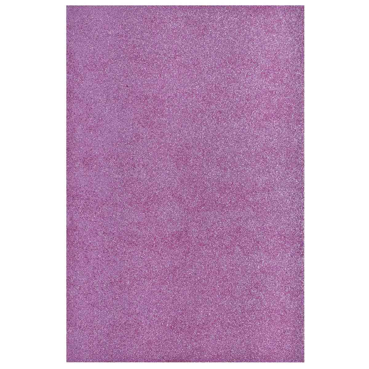 Gift To Love | A4 Glitter Foam Sheet Without Sticker | Color : Baby Pink | Code : 00196BPK