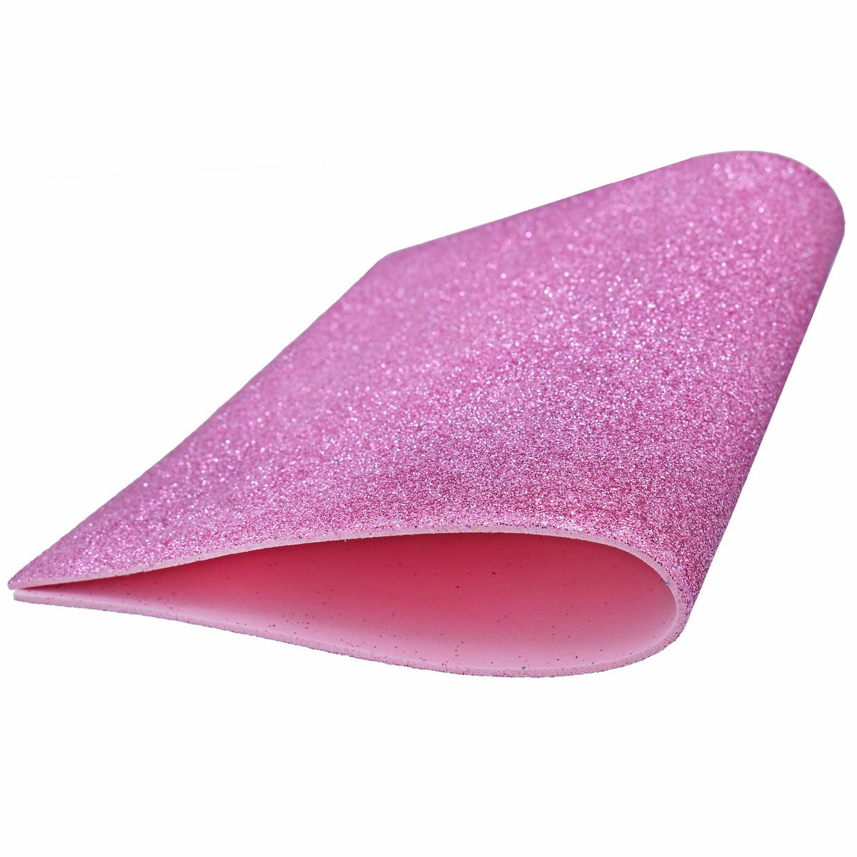 Gift To Love | A4 Glitter Foam Sheet Without Sticker | Color : Baby Pink | Code : 00196BPK