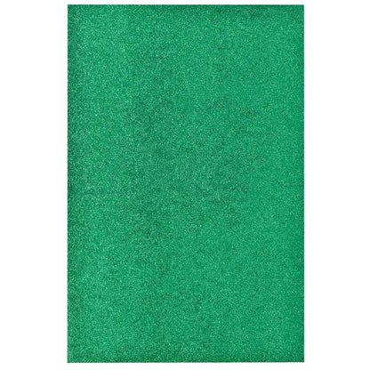 Gift To Love | A4 Glitter Foam Sheet Without Sticker | Color : Green | Code : 00196GN