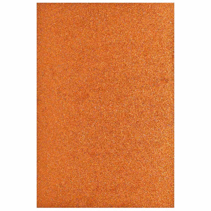 Gift To Love | A4 Glitter Foam Sheet Without Sticker | Color : Orange | Code : 00196OE