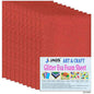Gift To Love | A4 Glitter Foam Sheet Without Sticker Red | Code : 00196RD