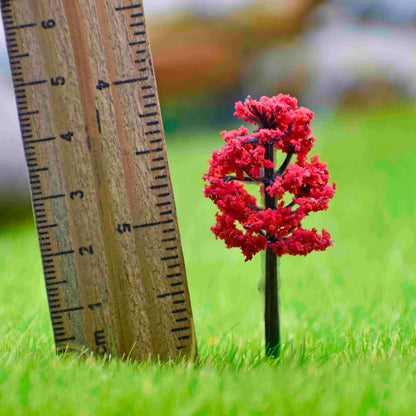 Gift To Love | Artificial Miniature Tree | Color : Red | Pcs : 2 Pcs | Code : 002-40RD