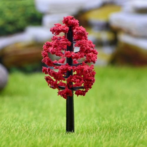 Gift To Love | Artificial Miniature Red Tree 1 Pc | Code : 002-80RD