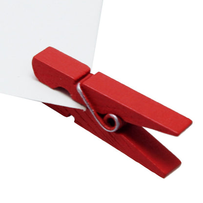 Gift To Love | Wooden Clip | Color : Colour | Size : Medium | Pcs : 20 Pcs | Code : 004545C