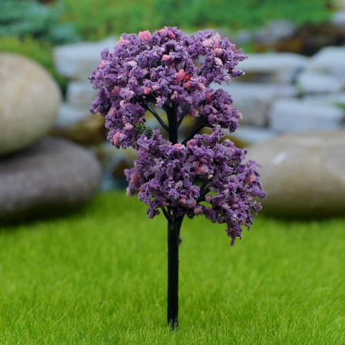 Gift To Love | Artificial Miniature Purple Colour Tree 1pc | Code : 011-120PE