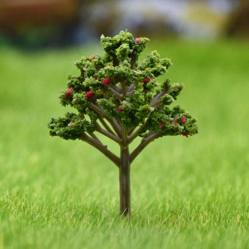 Gift To Love | Artificial Miniature Tree Green & Red 1 pc | Code : 018-60GR