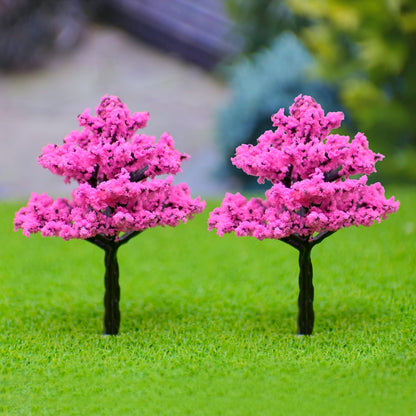 Gift To Love | Artificial Miniature Tree | Color : Pink | Pcs : 2 Pcs | Code : 018-60PK
