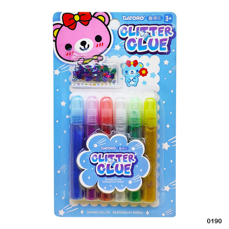 Gift To Love | Glitter Glue | Pcs : 6 Color | Code : 190