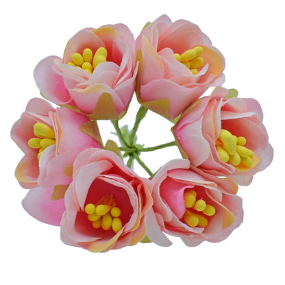 Gift To Love | Art Cloth Flower | Pcs : 60 Pcs | Code : 026H