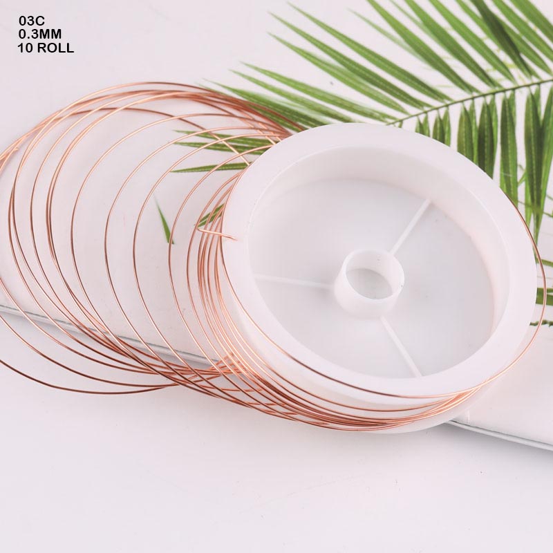 Wire 0.3Mm Copper (10 Roll) (03C)