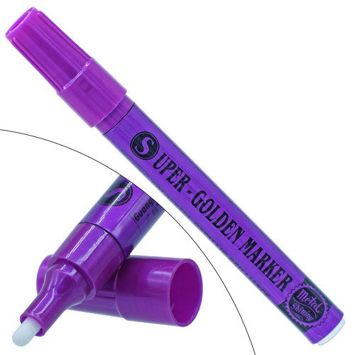 Gift To Love | Super Golden Marker Metal Shining Purple Red Gold | Code : 1003-PRGD