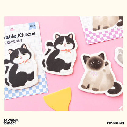 Gift To Love | Cat Sticky Note | Size : 84 Mm X 78 Mm | Code : 101MG01