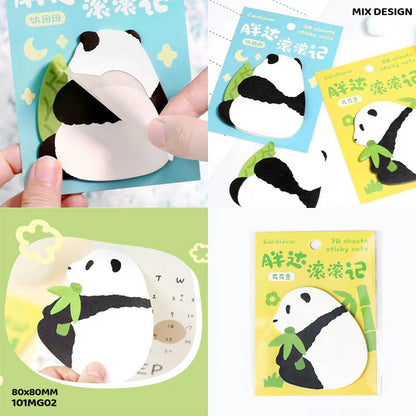 Gift To Love | Panda Sticky Note | Size : 80 Mm X 80 Mm | Code : 101MG02