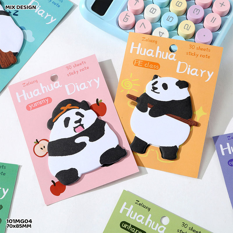 Gift To Love | Cute Panda Sticky Note | Size : 70 Mm X 85 Mm | Code : 101MG04