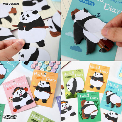 Gift To Love | Cute Panda Sticky Note | Size : 70 Mm X 85 Mm | Code : 101MG04