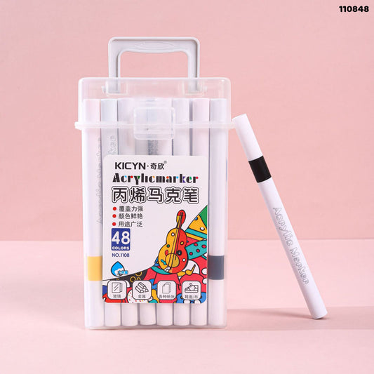 Gift To Love | Acrylic Marker 48 Colors BOX | Code : 110848