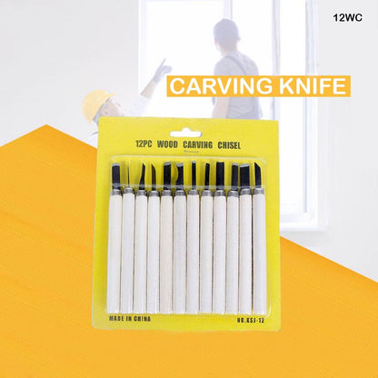 Gift To Love | Wood Carving Tools | Pcs : 12 Pc | Code : 12WC