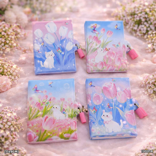 Gift To Love | Lock Diary | Size : 11 X 9 Cm | Code : 130014