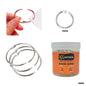 Gift To Love | Book Ring | Color : Silver | Pcs : 150 Pcs | Code : 13MM