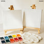 Gift To Love | Mini Canvas And Easel | Color : White | Size : 15 Cm X 15 Cm | Code : 1515TZM