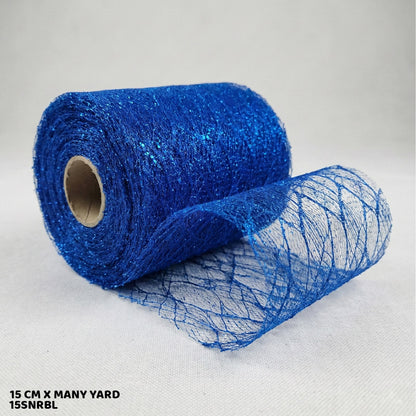 Gift To Love | Snow Roll | Color : Blue | Size : 15 Cm X Many Yard | Code : 15SNRBL
