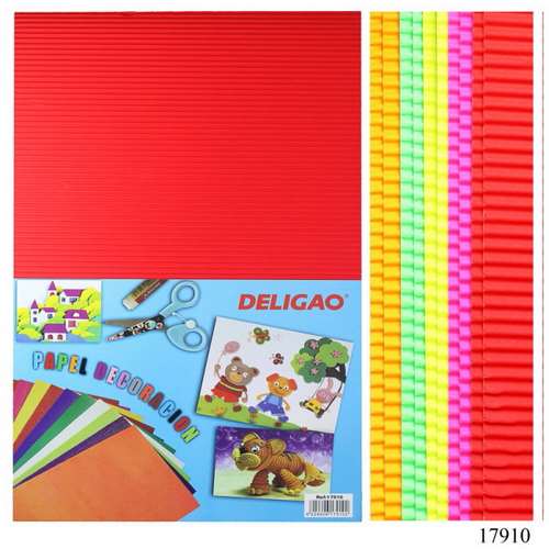 Gift To Love | A4 Corrugated Paper Fluorescent 10 Sheets | Code : 17910