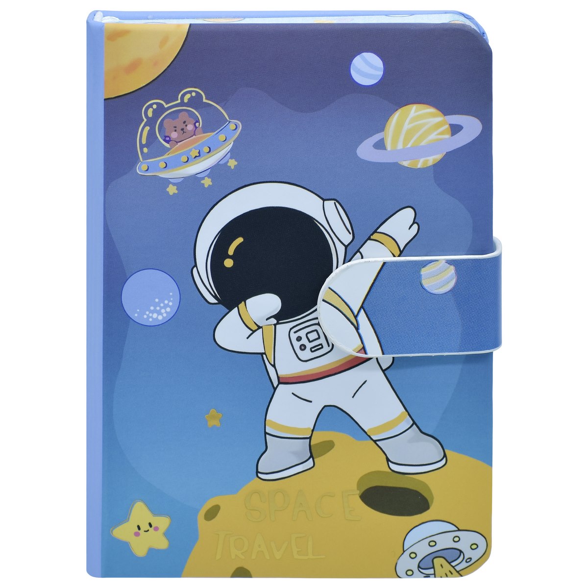 Gift To Love | Notebook Fancy Printed Space Travel | Size : A6 | Code : 1958-9