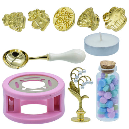 Gift To Love | Wax Seal Stamp Kit | Pcs : Set Of 10 Pcs | Code : 1L-1