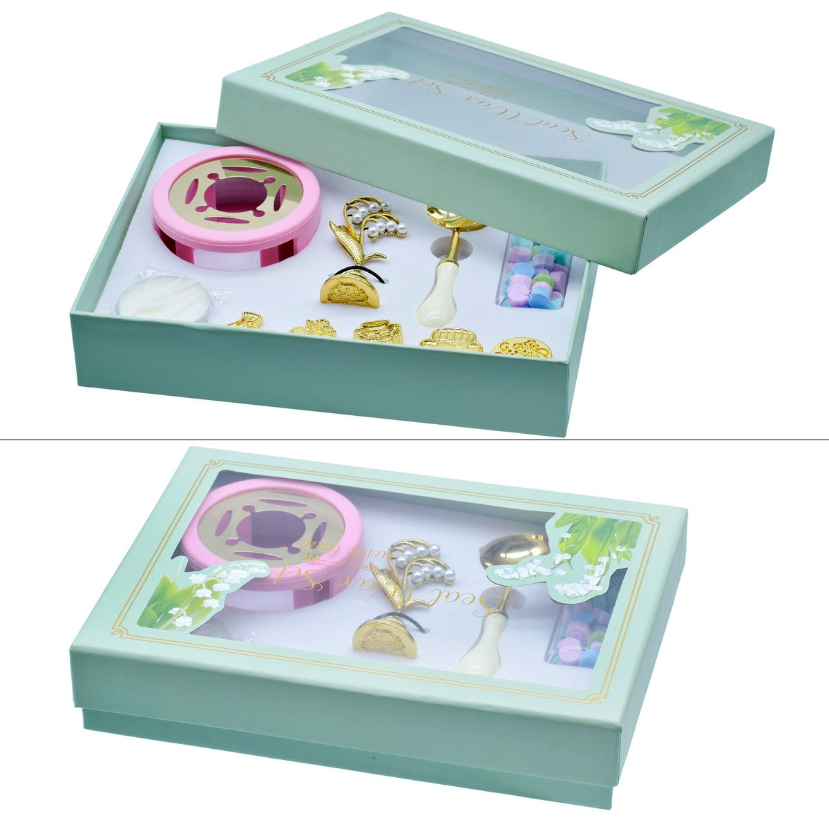 Gift To Love | Wax Seal Stamp Kit | Pcs : Set Of 10 Pcs | Code : 1L-1