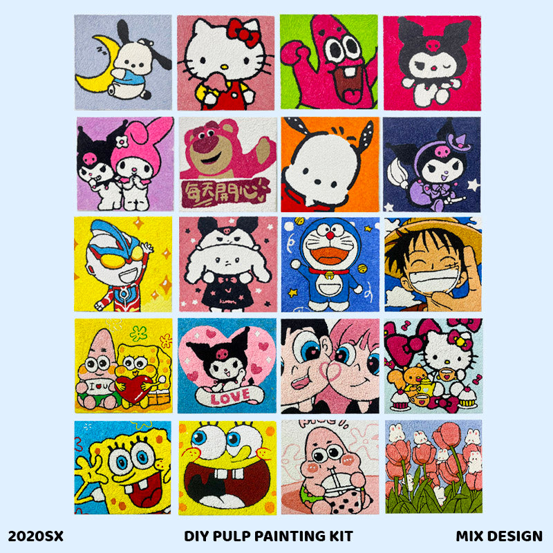 Gift To Love | Diy Pulp Painting Kit | Code : 2020SX