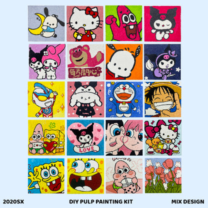 Gift To Love | Diy Pulp Painting Kit | Code : 2020SX