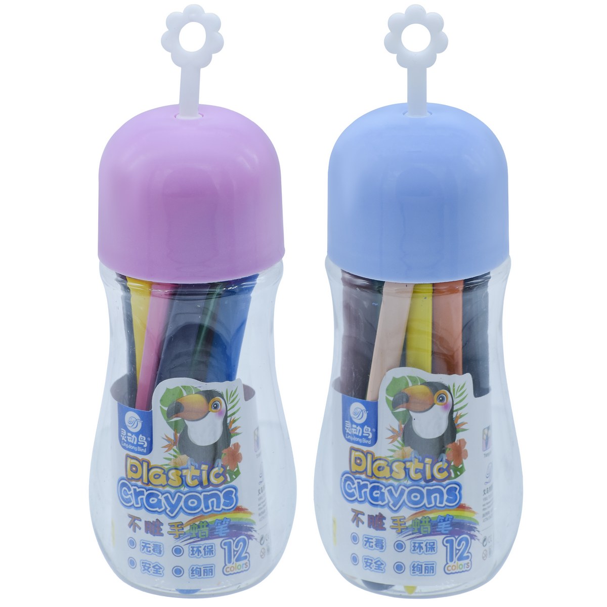 Gift To Love | Plastic Crayons | Color : 12 Colour | Pcs : 12 Colour | Code : 2023-12
