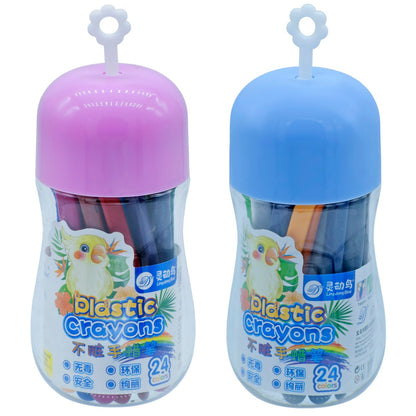 Gift To Love | Plastic Crayons | Pcs : 12 Colour | Code : 2023-24