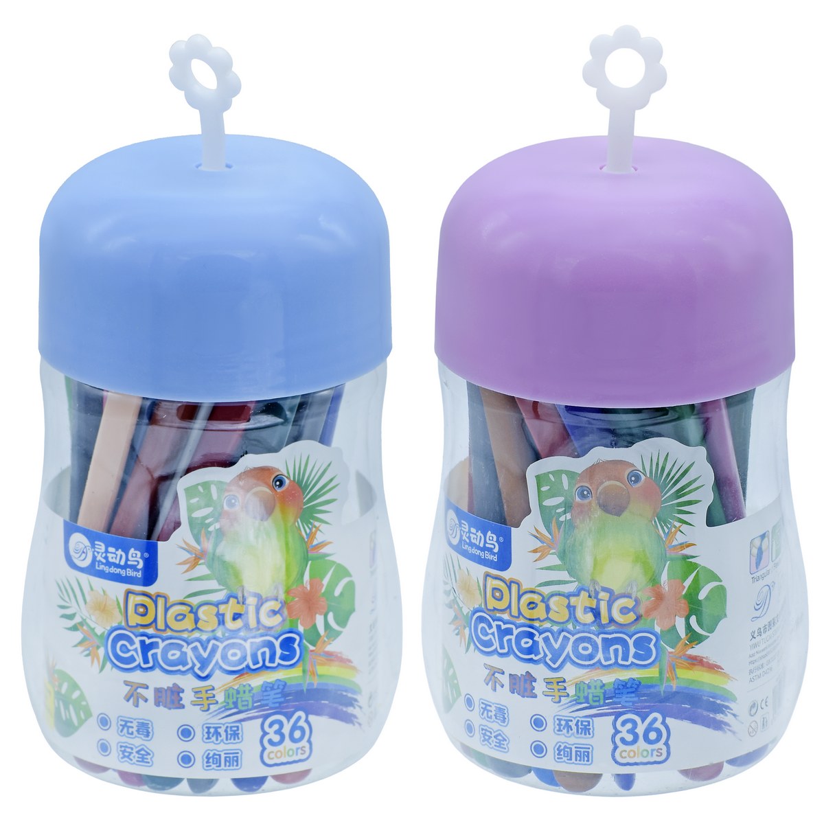Gift To Love | Plastic Crayons | Pcs : 12 Colour | Code : 2023-36