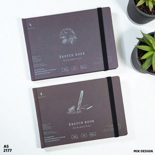 Gift To Love | Classic Painting Sketchbook | Size : A5 | Pcs : 80 Sheets | Code : 2177