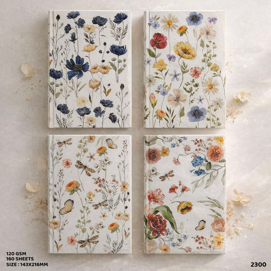 Gift To Love | Petals Falling Drawing Book | Size : A5 | Pcs : 160 Sheets | Code : 2300
