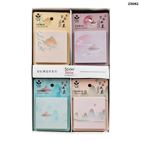 Gift To Love | Sticky Note | Size : 75 Mm X 75 Mm | Pcs : 36 Packet | Code : 23062